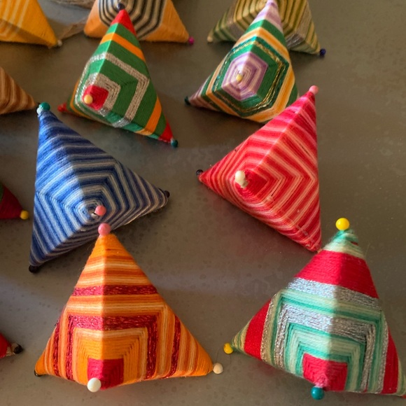 18 Ornament ideas, hang your own, use as decoration or vase filler. GEOMETRIC. - Picture 4 of 10